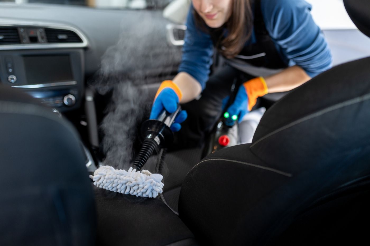 car interior deep cleaning