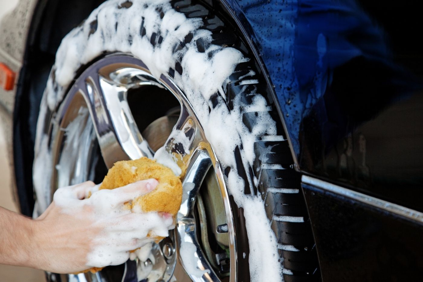 car wheel cleaning