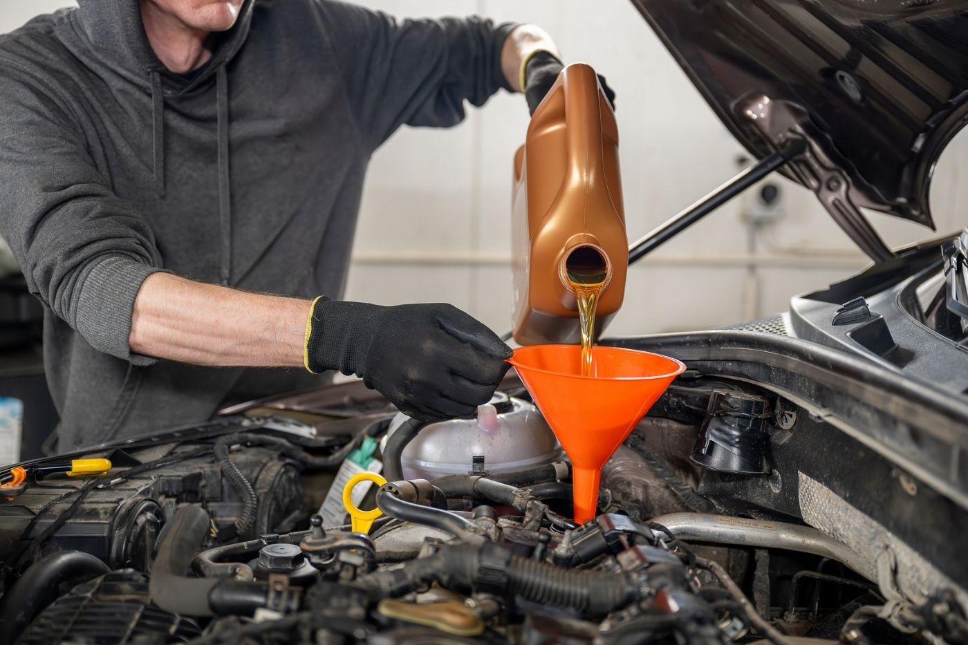 diesel engine oil change